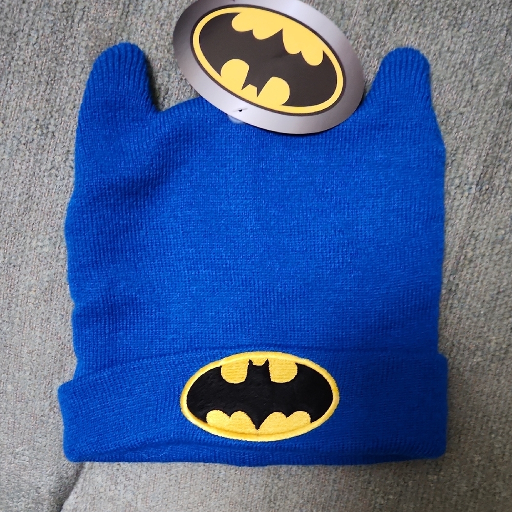 Blue Batman Beanie Hat
